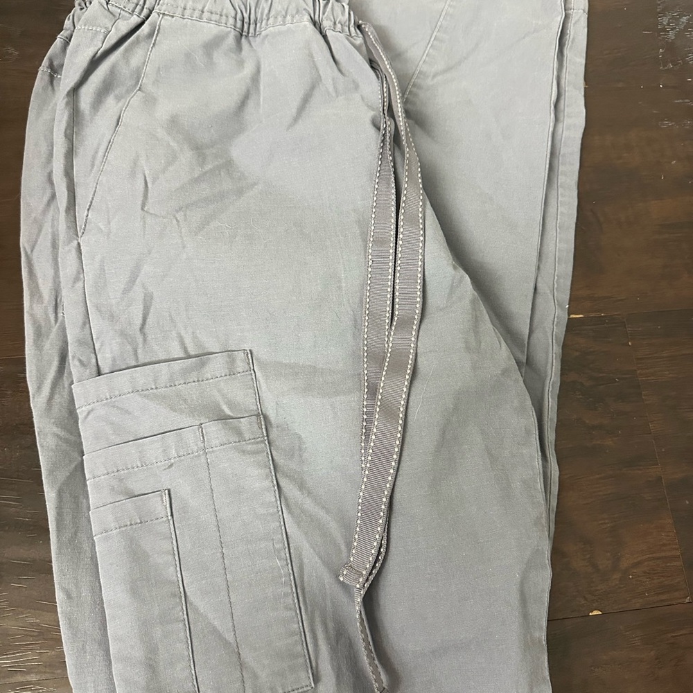 Jaanuu XS scrub pants flare grey